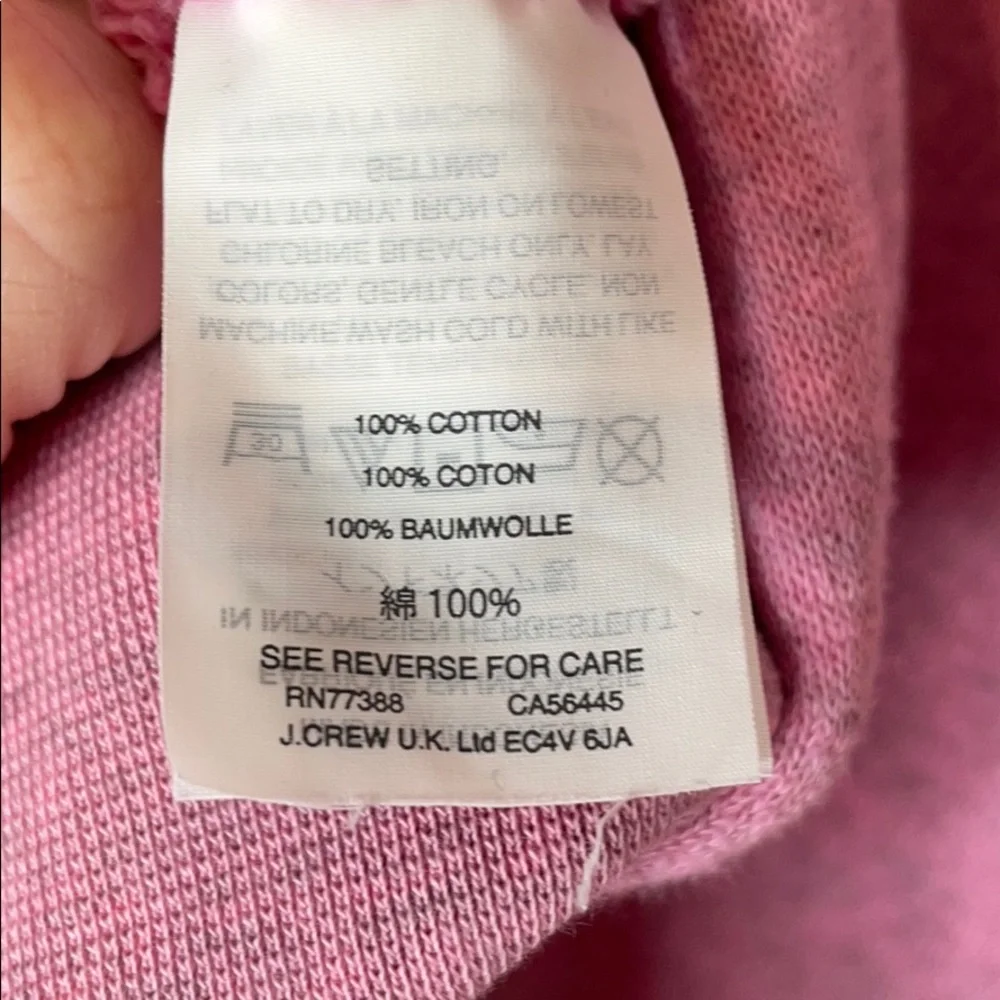 Madewell Pink Crewneck Sweatshirt - Picture 7 of 10